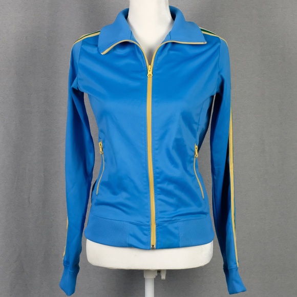2 for $20! Retro Vintage? 80s Style Zip Track Jacket - Picture 1 of 13
